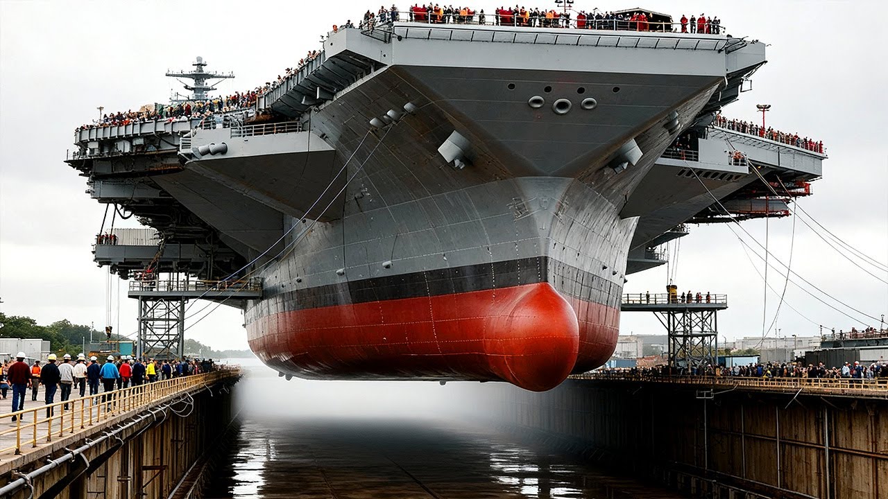 US FLYING Giant Super Aircraft Carrier Is Finally Ready for Action!