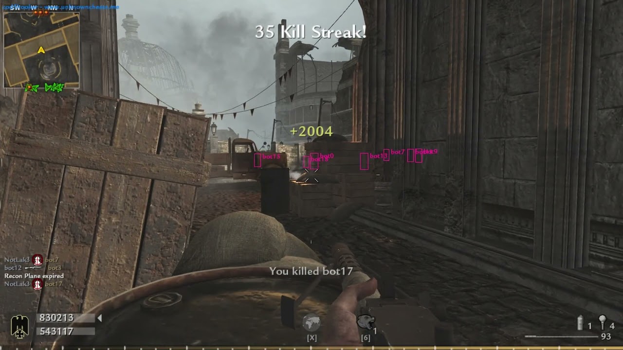 Call of Duty: World at War internal cheat