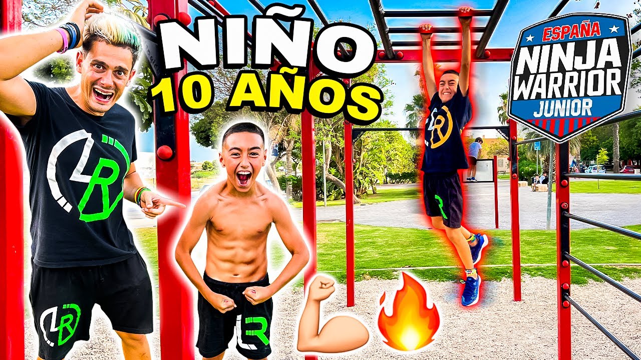 ENTRENO al NIÑO DE 10 AÑOS para el NINJA WARRIOR de PARKOUR😱| Romeo - Capítulo 5