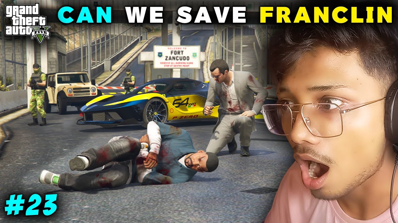 SAVED FRANKLIN FROM TERRORIST | GTA 5 GAMEPLAY #23