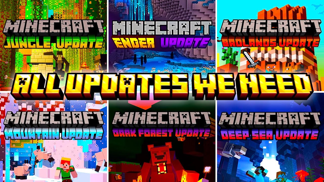 Все обновления, которые нам нужны в Minecraft [Часть 1]