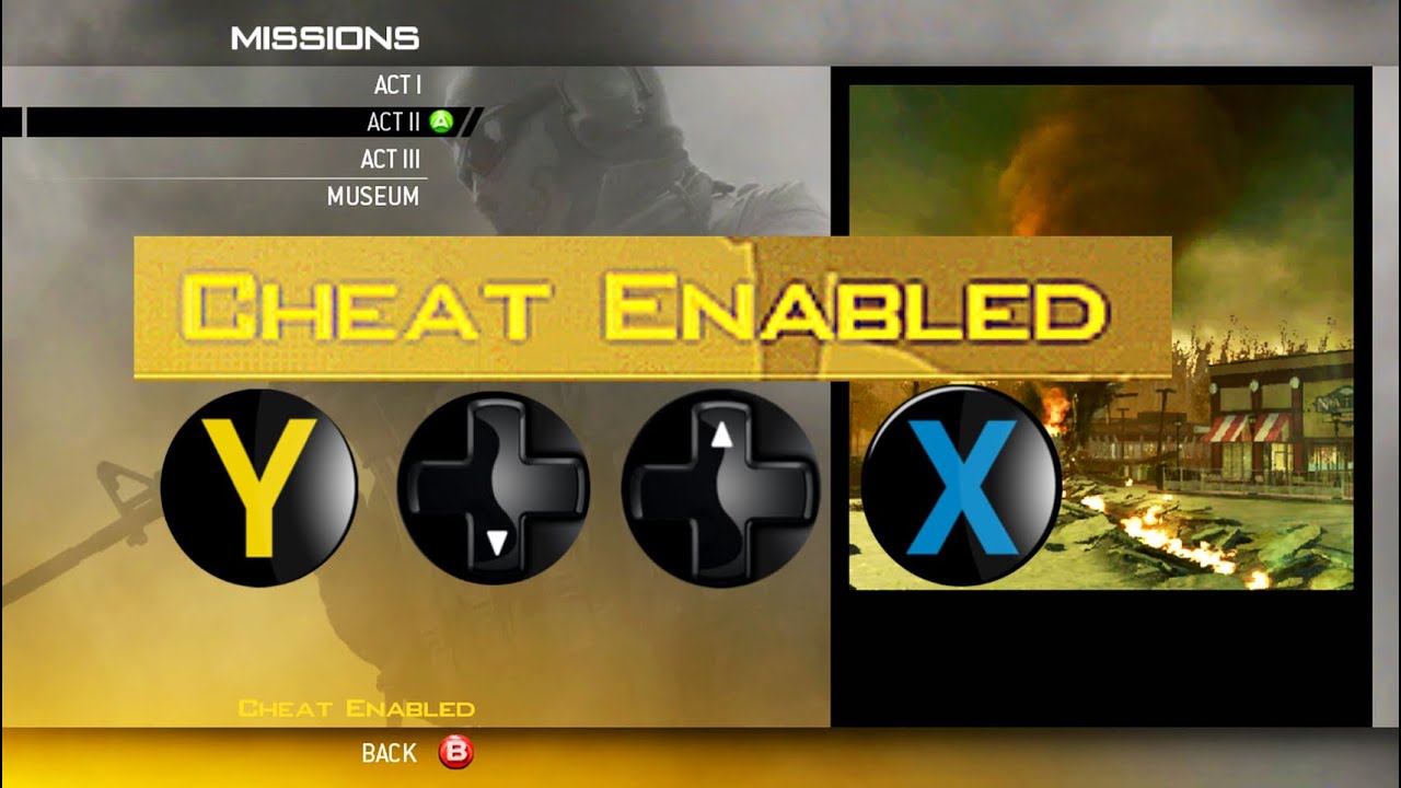 MW2 (2009) Secret Cheat Code