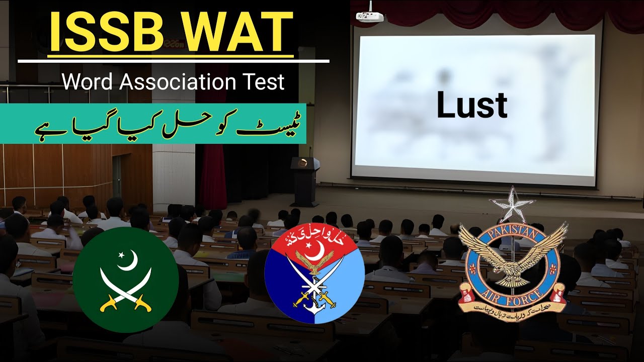 ISSB Word Association Test | WAT