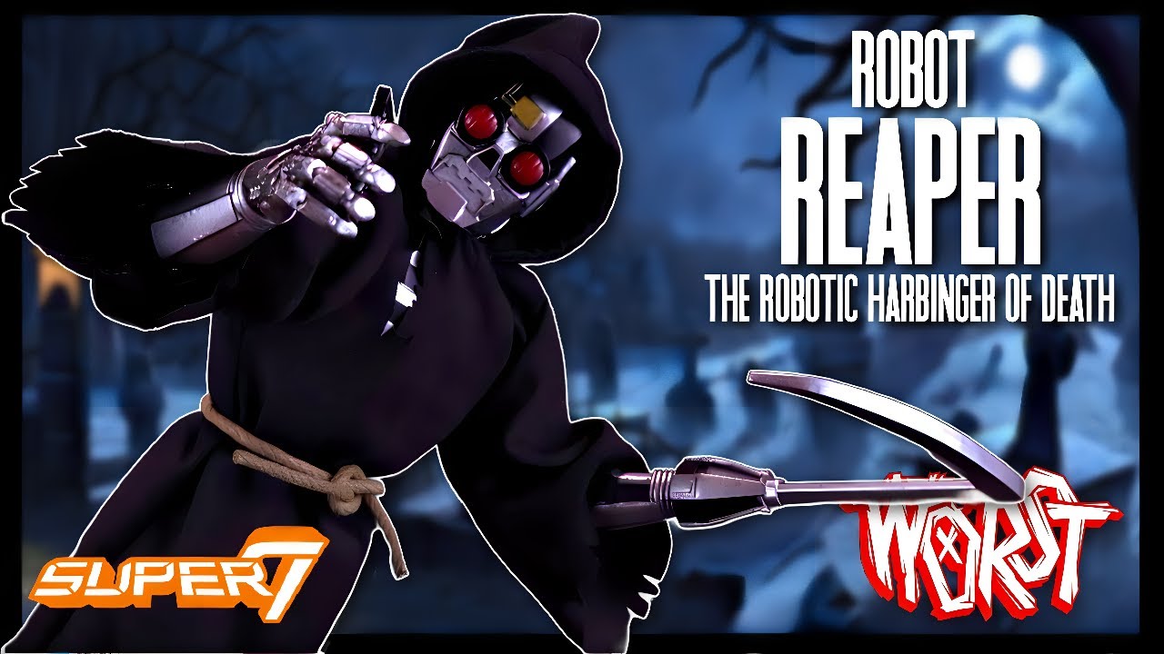 Super7 The Worst Ultimates Robot Reaper The Robotic Harbinger of Death Figure @The Review Spot
