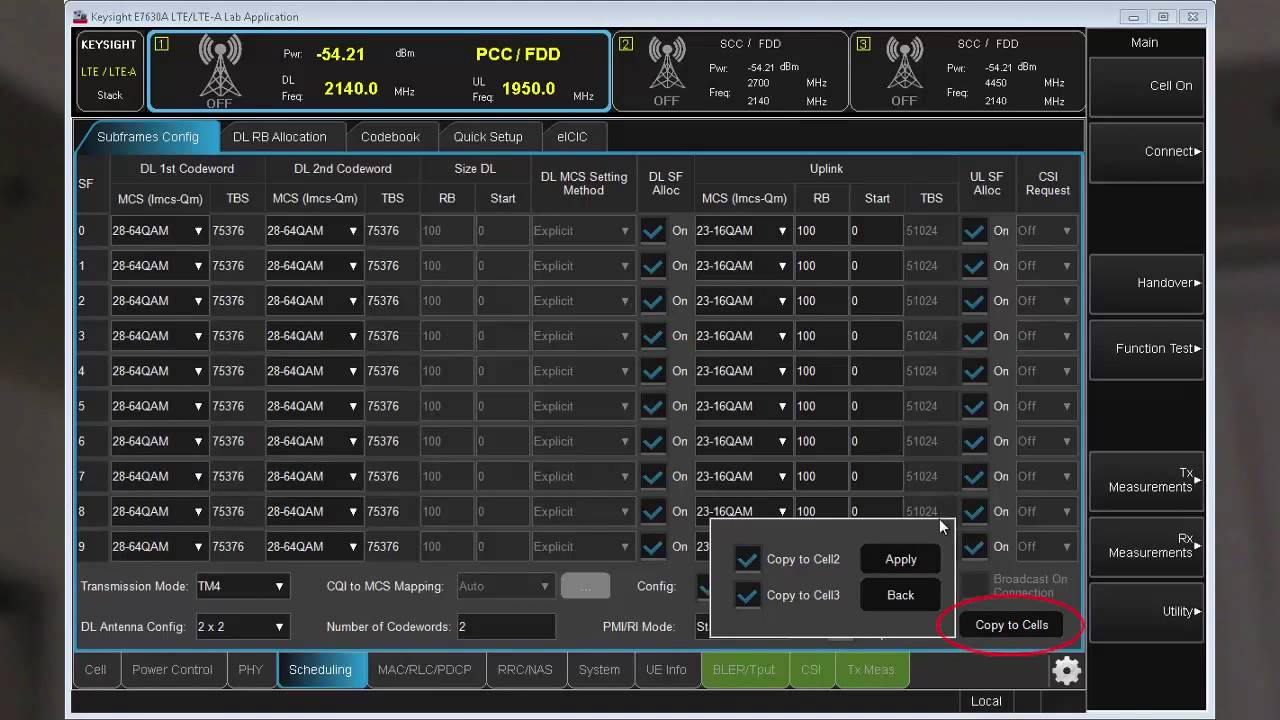 3CC LTE-A Capabilities | E7515A UXM Wireless Test Set | Keysight Technologies