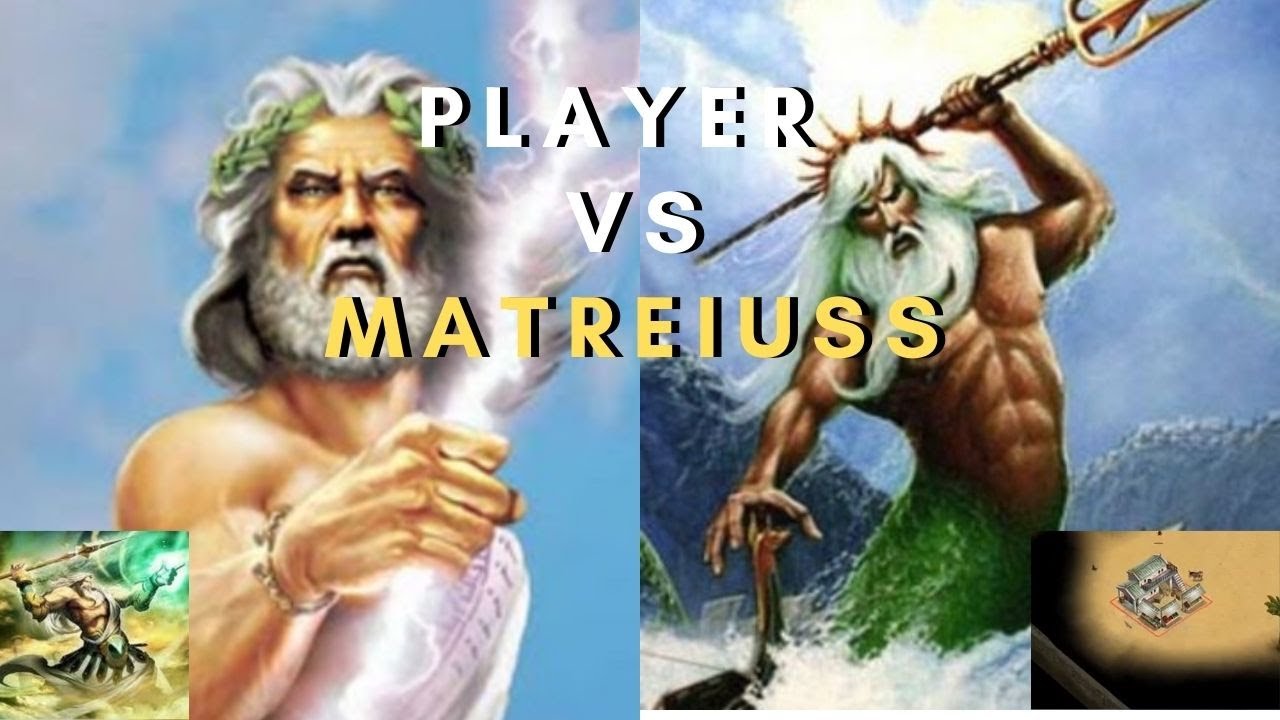 Player (Zeus) vs Matreiuss (Poseidon) - Age of Mythology: The Titans (Game 1)