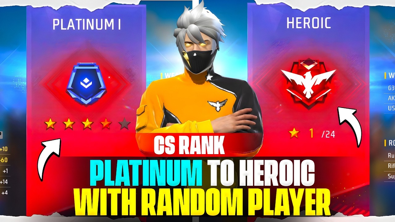 Finally Heroic Done ✅ Season 37 | Cs Rank Gameplay With Random Players ☠️ #oshangaming
