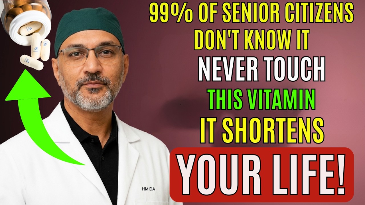 Over 60? 4 WORST Vitamins You Should NEVER Take and 4 You MUST Take Daily | Senior Health