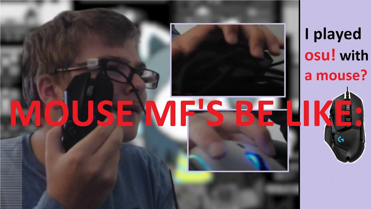 MOUSE PLAYERS BE LIKE || osu!