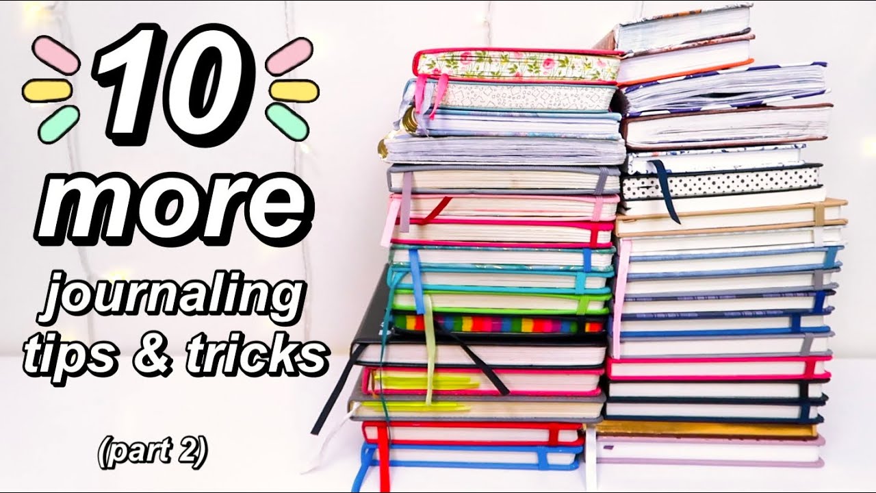 10 MORE journaling tips and tricks (for beginners) - really easy!! (part 2)