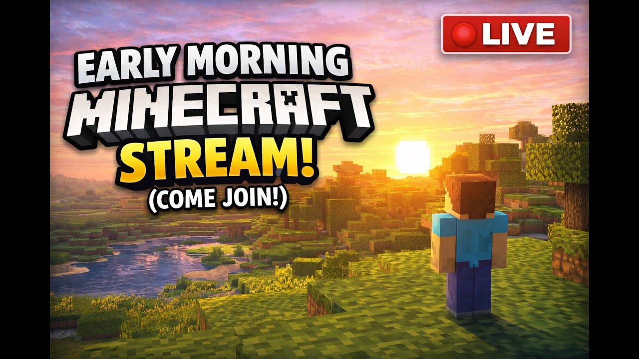 Early Minecraft Stream(Come JOIN?)