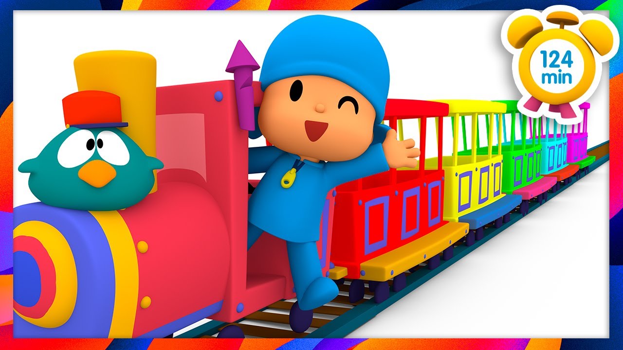 🚂 POCOYO em PORTUGUÊS do BRASIL - A Longa Viagem de Trem [124 min] DESENHOS ANIMADOS para crianças