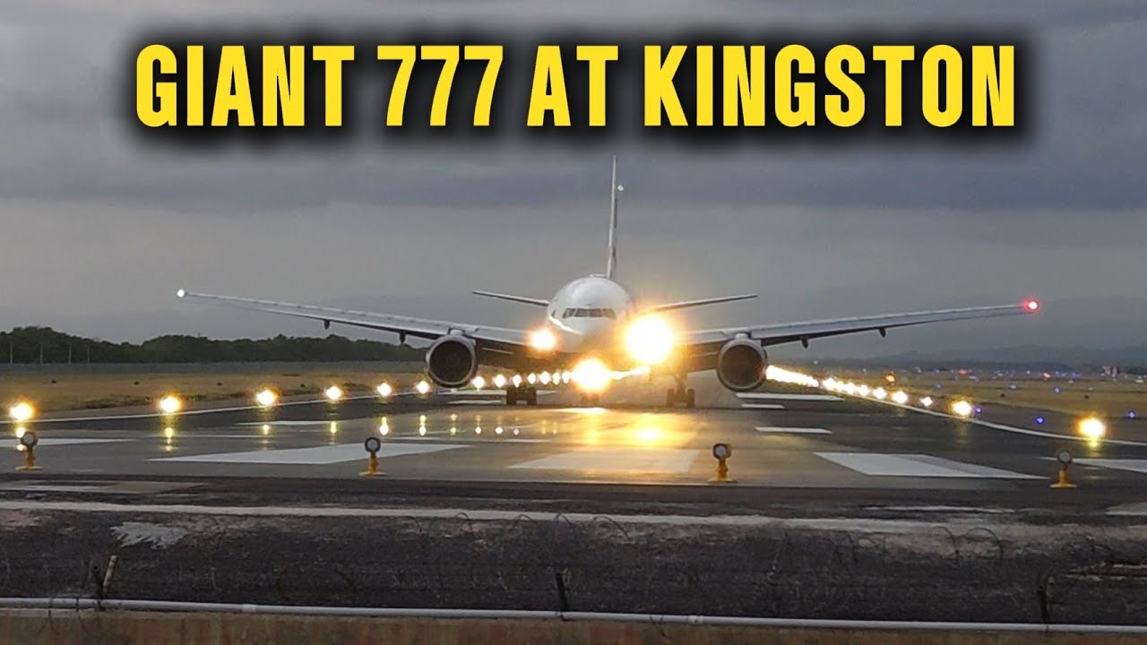 British Airways 777 Landing Kingston: STUNNING Jamaica Arrival! 🇯🇲 #AvGeek #BritishAirways #Kingston