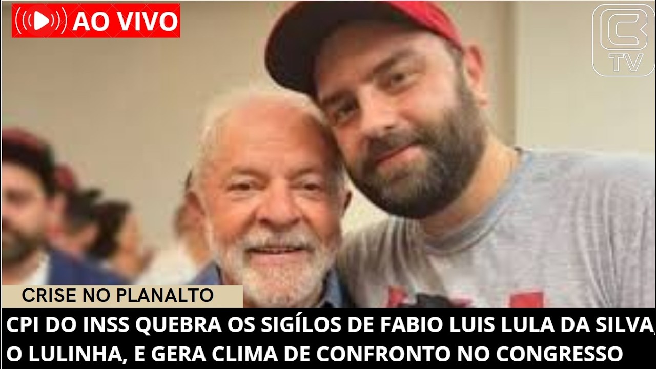🔴 AO VIVO — Crise no Planalto: CPI quebra sigilos de Lulinha e tensão explode no Congresso 26/02/26