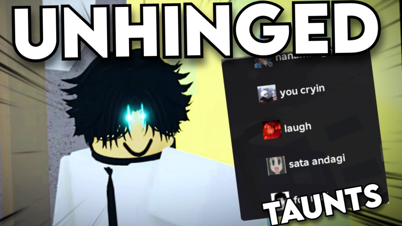 TROLLING players with Taunts | Jujutsu Shenanigans