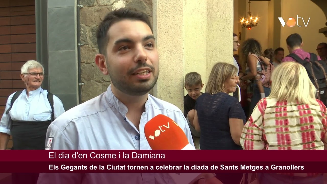 VOTV - Els Gegants de la Ciutat tornen a celebrar la diada de Sants Metges a Granollers