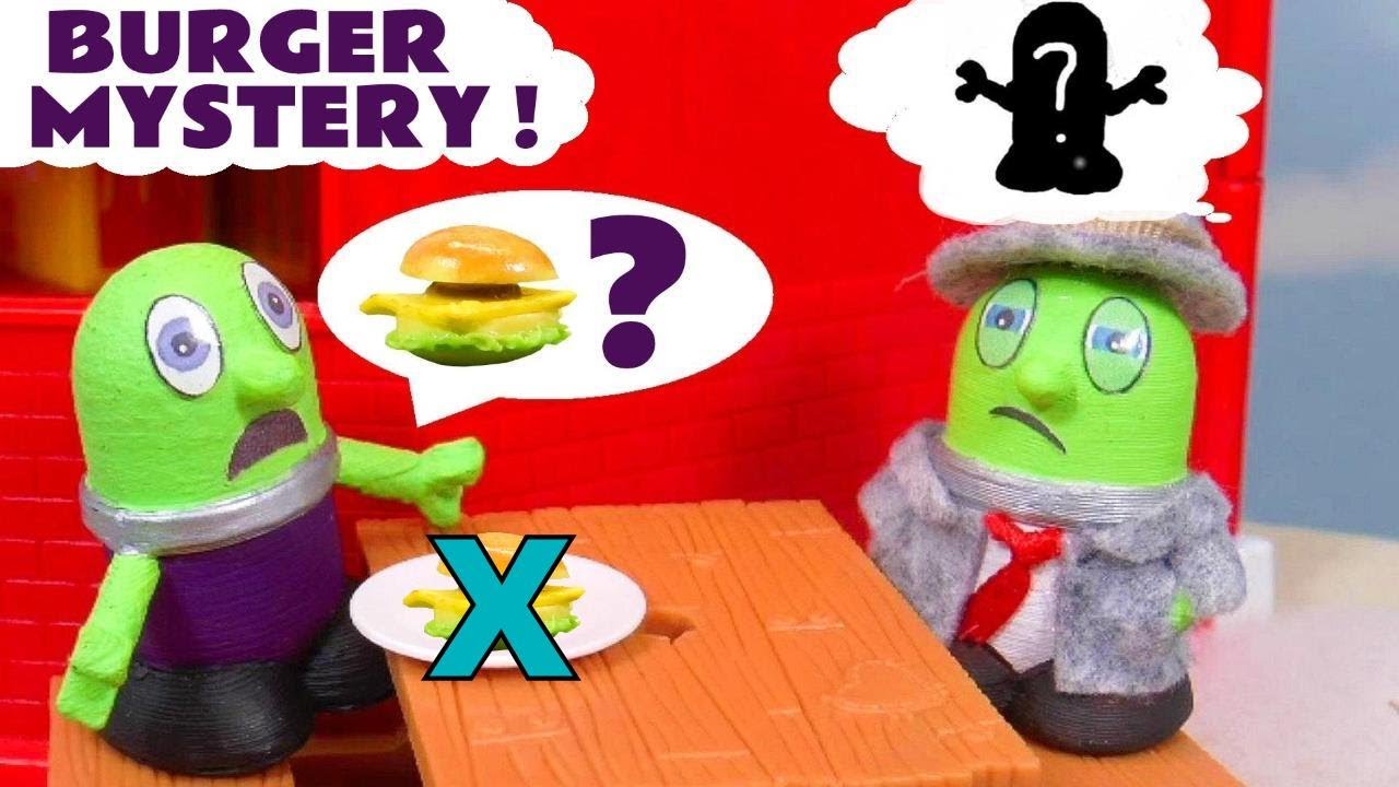 Detective Funling Tries To Solve The Burger Mystery