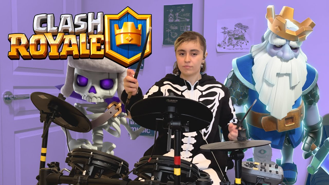 CLASH ROYALE DRUM COVER -  Season 76 Sudden Death Music