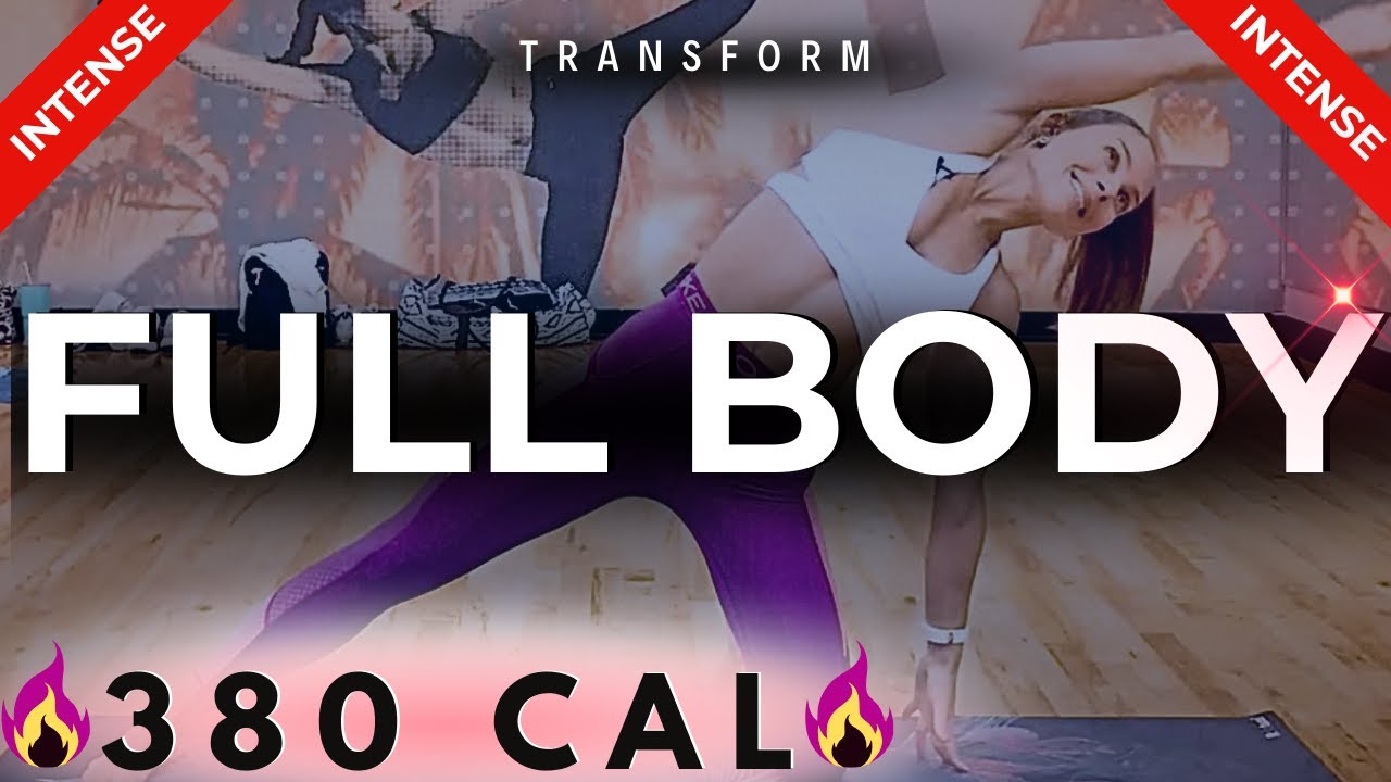 55-MIN LOW-IMPACT FULL BODY PILATES WORKOUT (weight loss, full body toning, flexibility + abs)