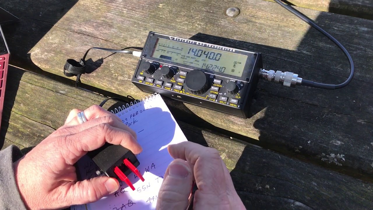 Pairing the Elecraft KX2 with the Chameleon MPAS 2.0 at Lake James State Park