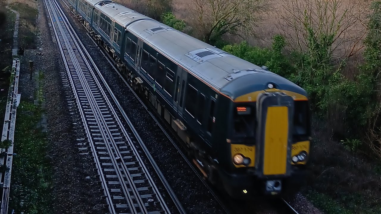 Trains at Bedhampton and Mill lane