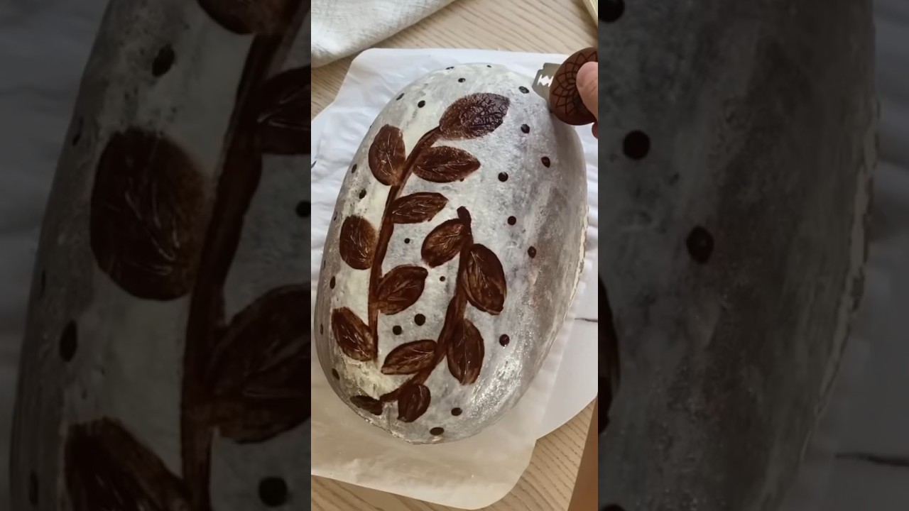 Dark Chocolate Swirl Sourdough Bread: Recipe for One Loaf ✨#sourdoughbread #sourdoughbaking #bread