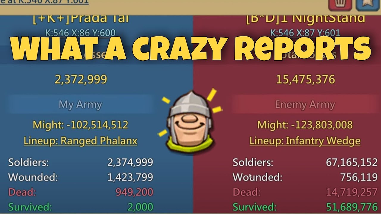 Lords Mobile - Crazy report. Burned Multi-rally trap with FIRST rally. Lets go blasts on KVK