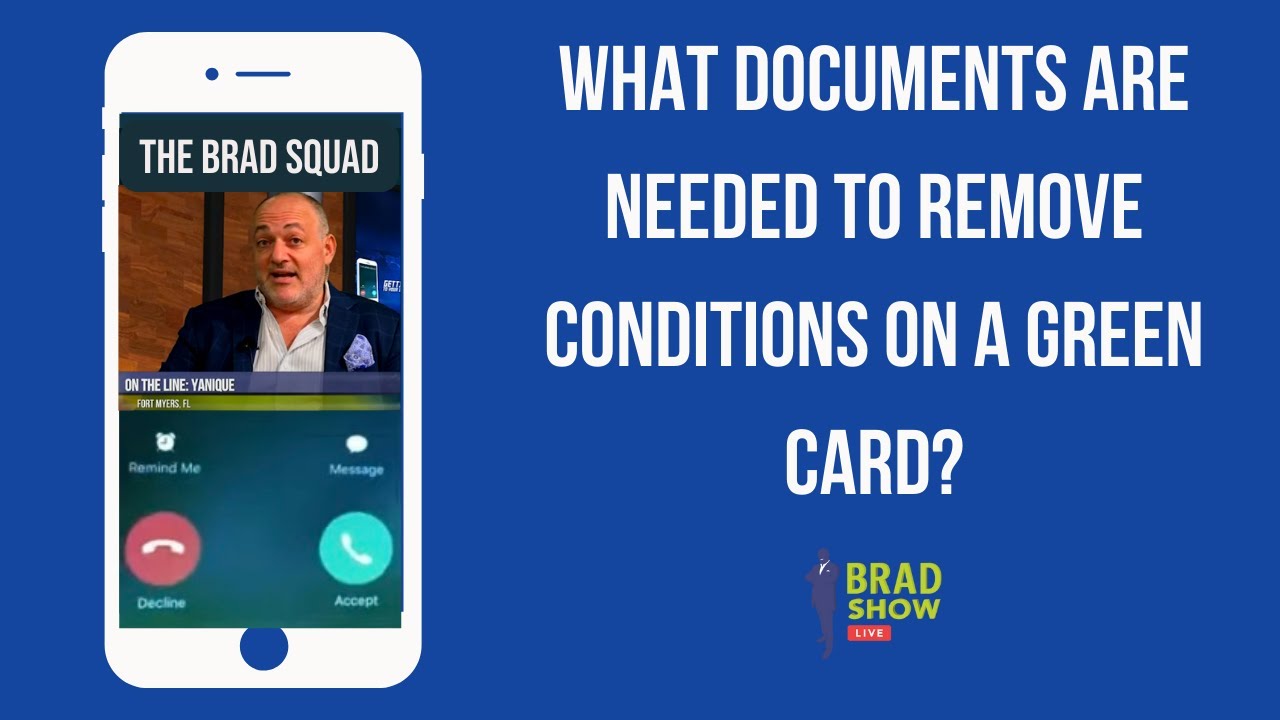 What Documents Are Needed To Remove Conditions On A Green Card?