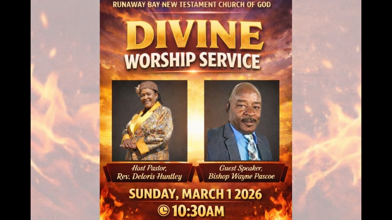 Runaway Bay New Testament Church of God // Sunday Worship //  March 1, 2026