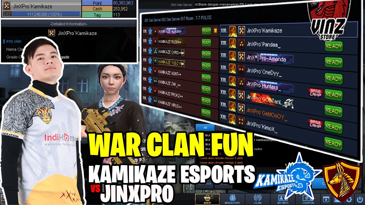 WAR CLAN FUN JINXPRO VS KAMIKAZE ESPORTS NEW MAP MIDTOWN 2