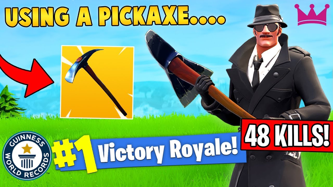 48 KILLS SOLO WORLD RECORD WITH PICKAXE!? (Fortnite FAILS & WINS #13)