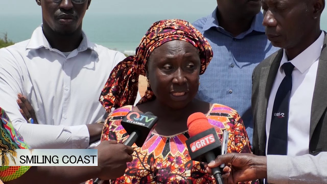Gambia Tourism Board's management inspect land encroachment within the TDA