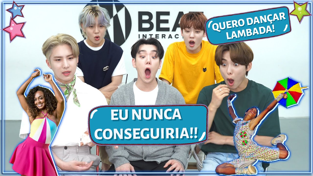 GRUPO DE KPOP REAGE A DANÇAS BRASILEIRAS (COM A.C.E)