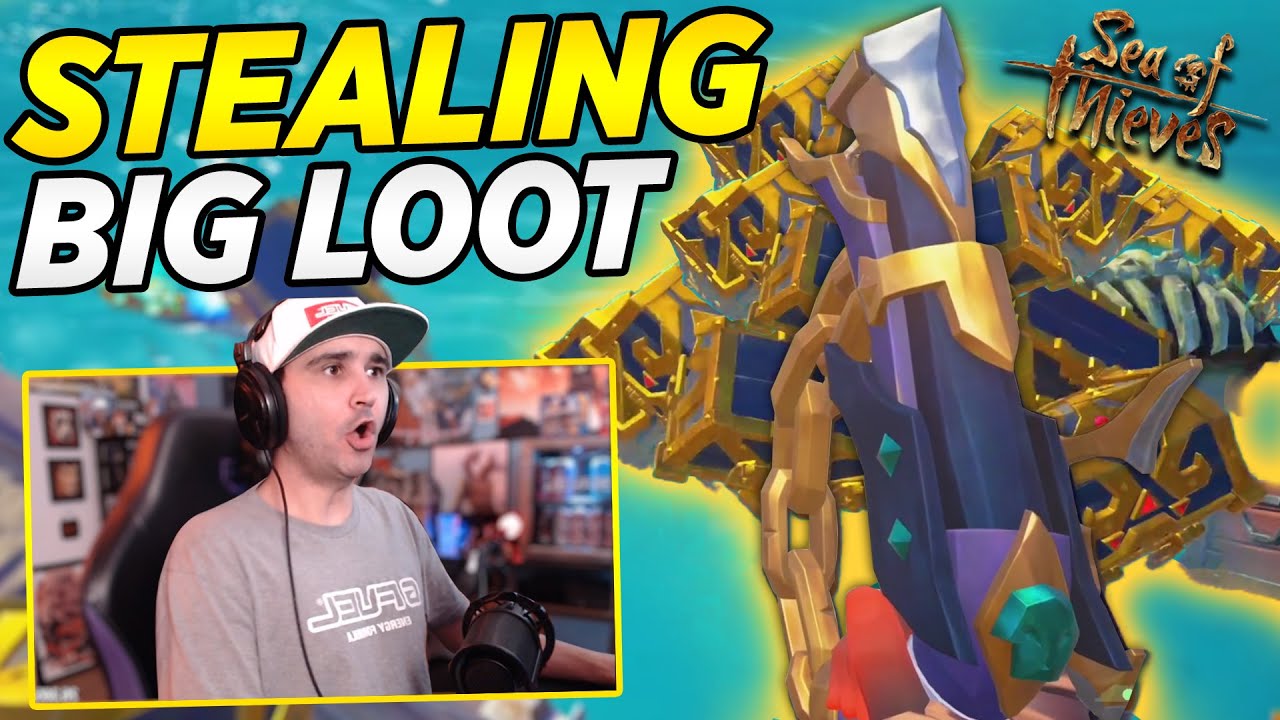 Summit1g Hits the JACKPOT of LOOT in Sea of Thieves with GTA Gang