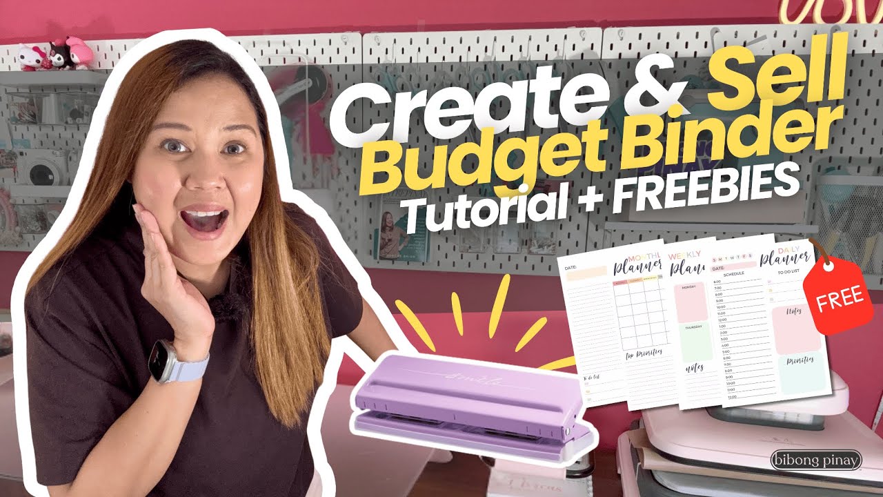 🎥 CREATE & SELL YOUR OWN BUDGET BINDER | DIY PLANNER | TUTORIAL + FREEBIES