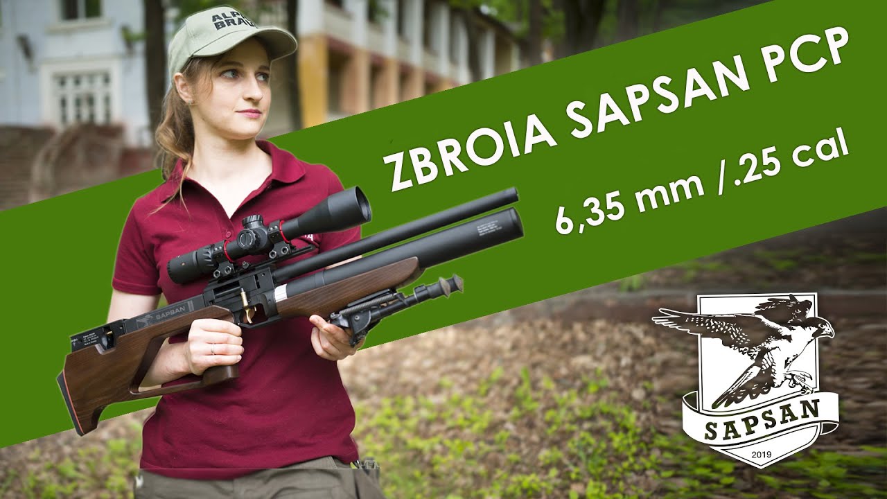 6.35 POWERFUL CALIBER. Accuracy  tests for ZBROIA SAPSAN PCP rifle at 50, 75 and 100 meters.