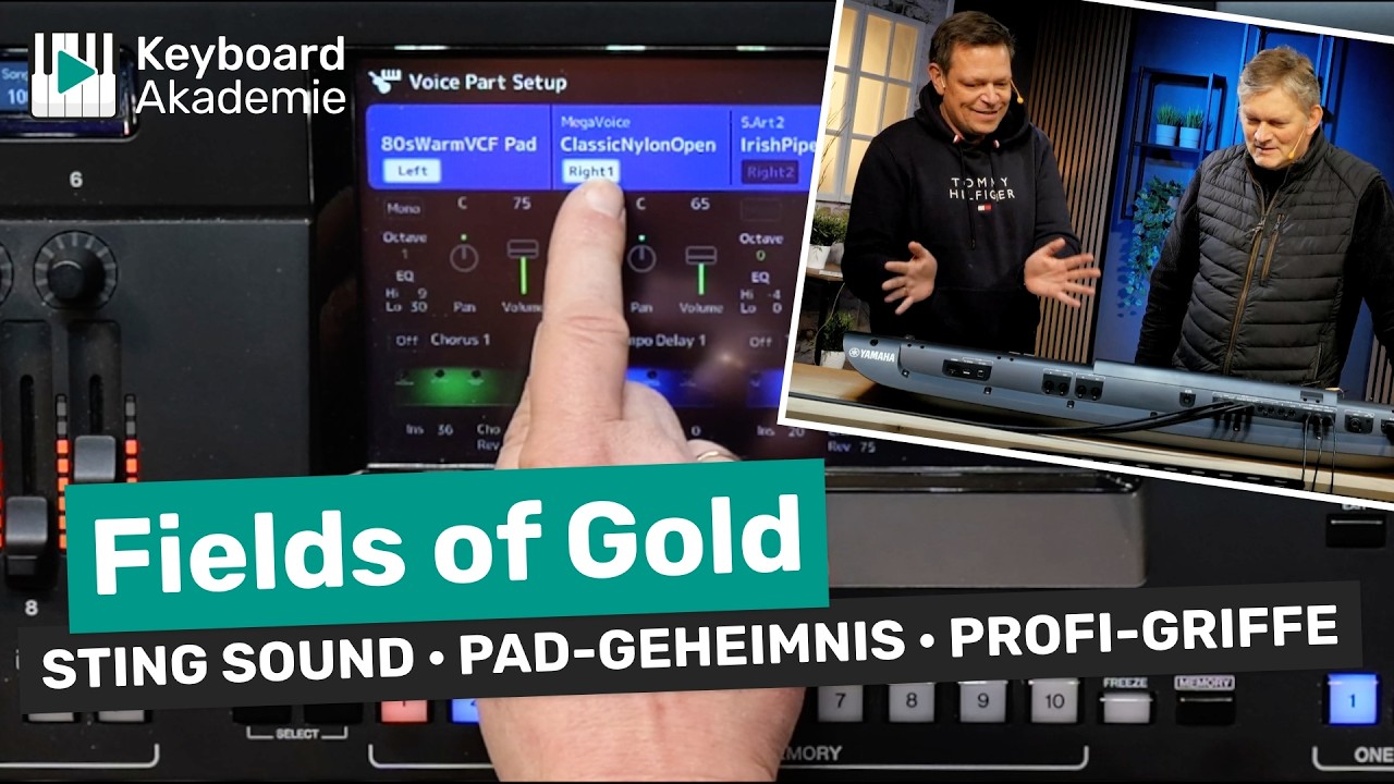 Klingt wie das Original: Das Geheimnis hinter dem „Fields of Gold“-Sound am Keyboard 🎹✨