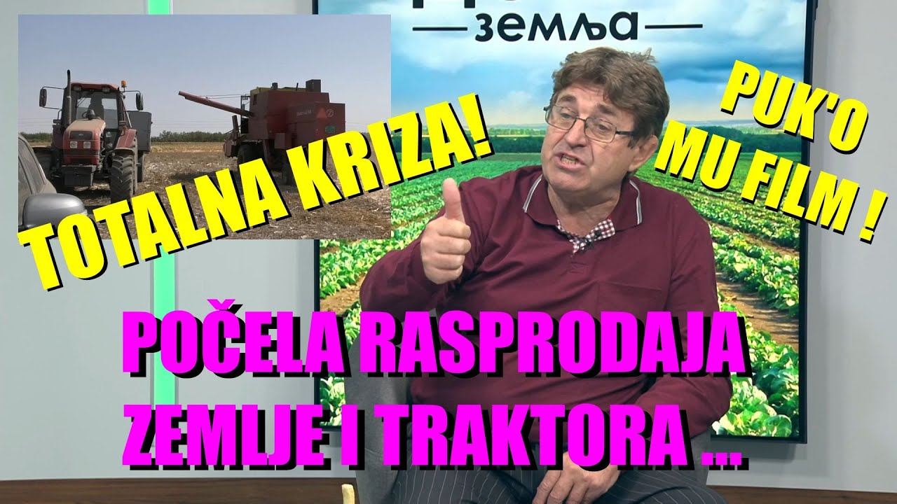 PROPAST! KRENULA JE PRODAJA ZEMLJE I TRAKTORA - šta se STVARNO dešava s RATARIMA - OVAJ ČOVEK JE...