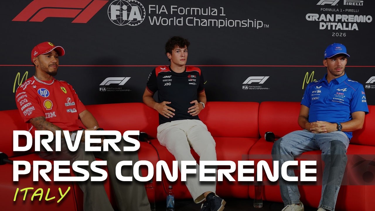 F1 Press Conference &ndash; Pierre Gasly, Lewis Hamilton & Oliver Bearman | 2026 Italian Grand Prix