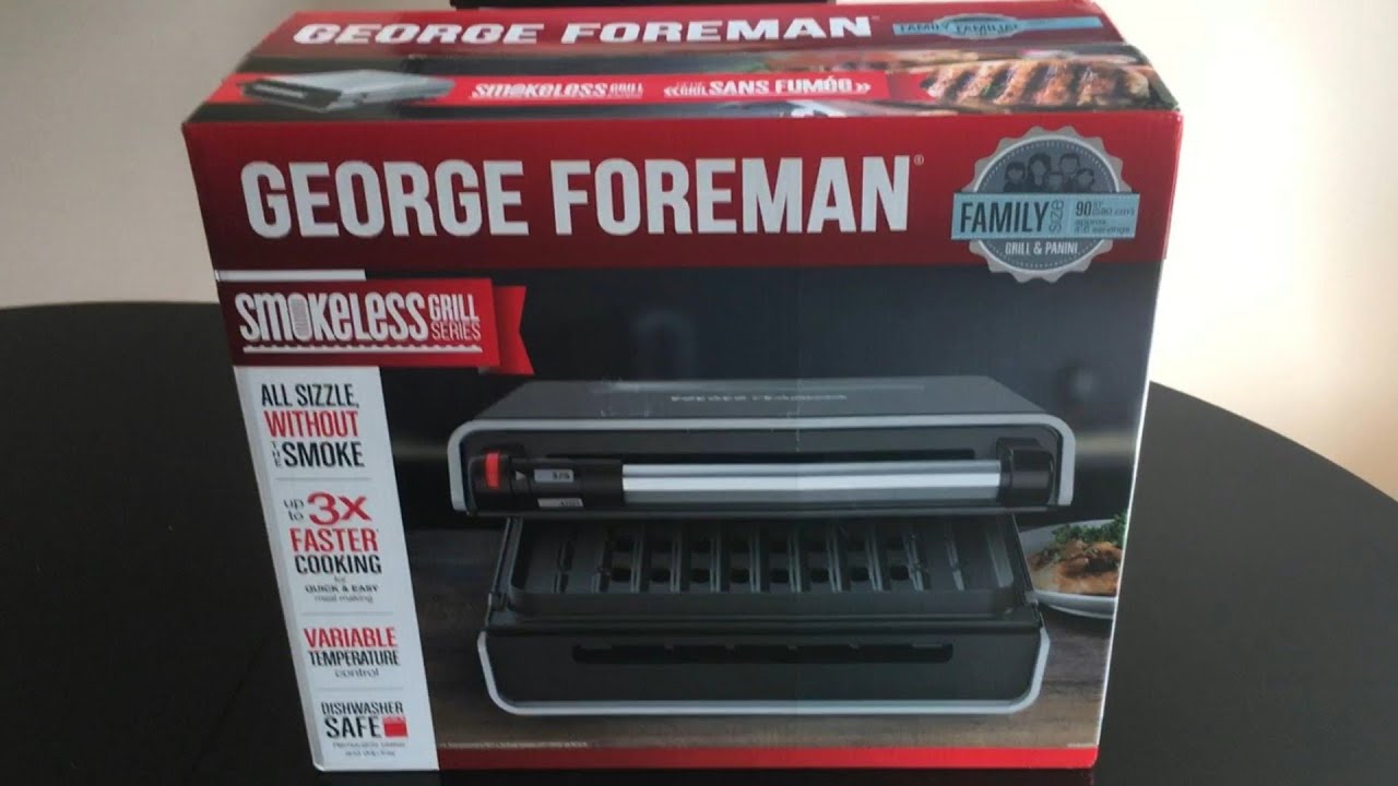 George Foreman Contact Smokeless Electric Grill