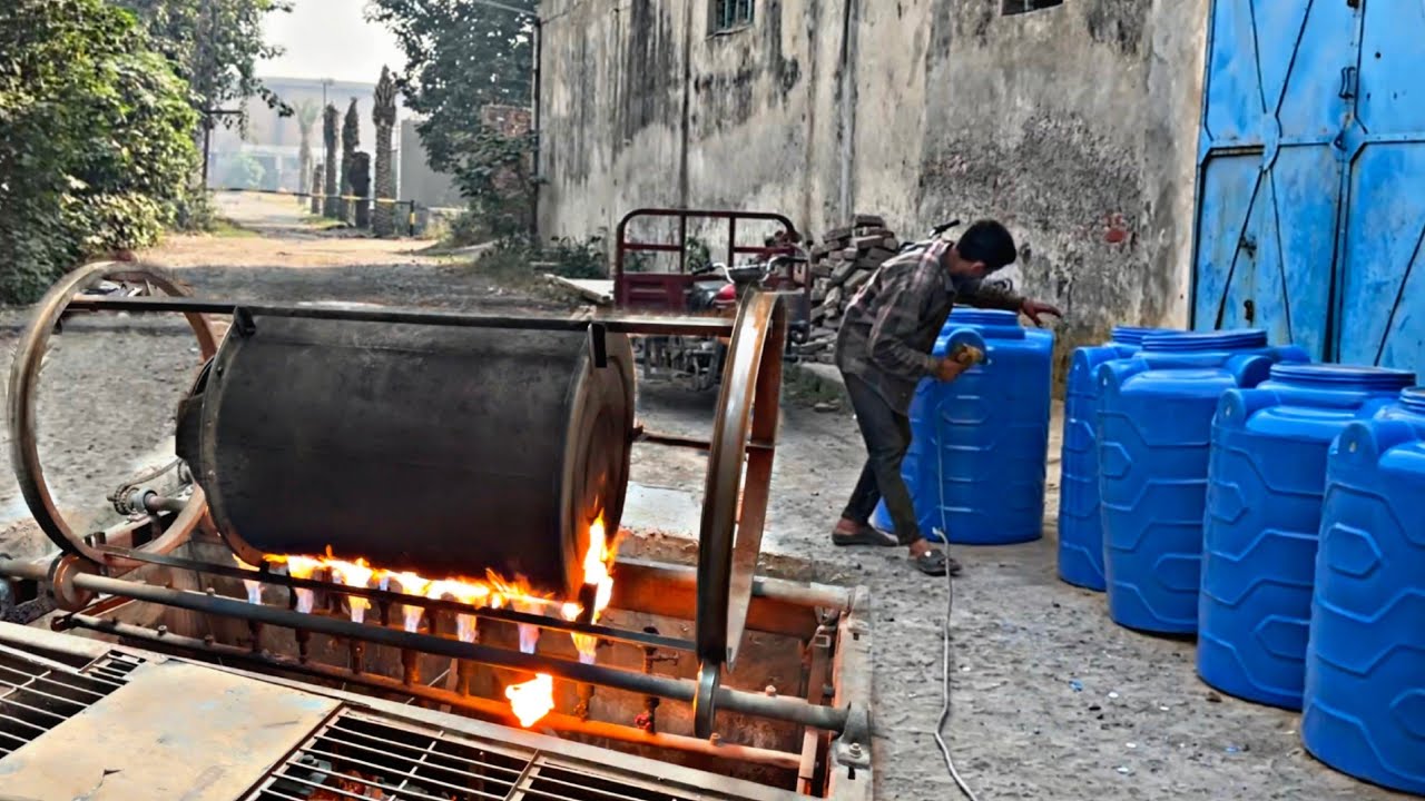 Amazing Recycling & Manufacturing Process of Plastic Water Tank | How Plastic Tanks Are Made