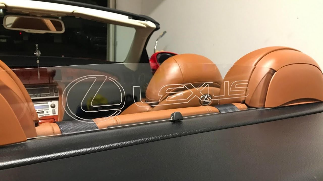 SC430 LED kit for custom engraved wind deflector