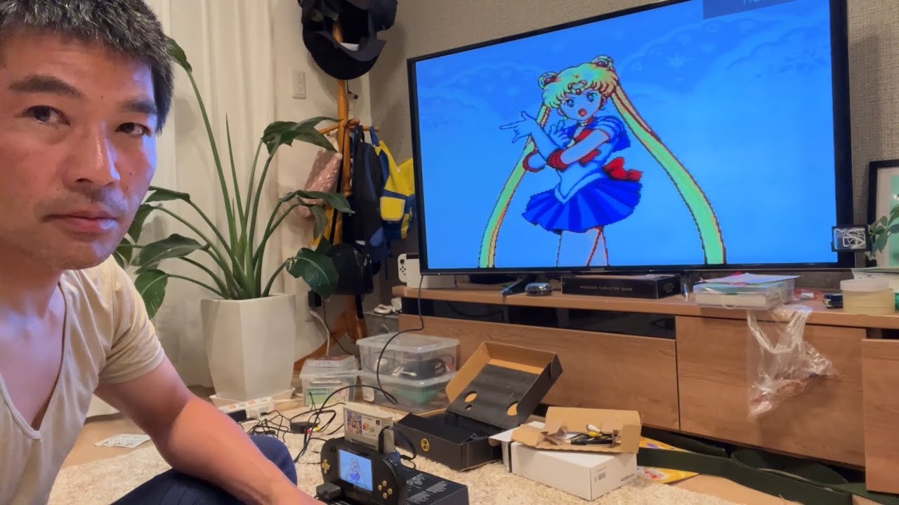 I’m 50 years old Japanese man. I am lonely on Saturday night. I play Salor Moon SNES game