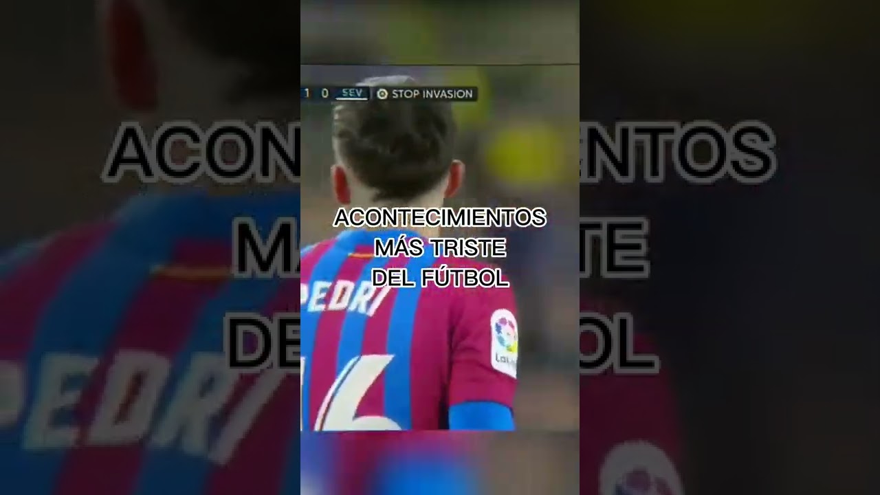 ACONTECIMIENTOS M&Aacute;S TRISTES DEL F&Uacute;TBOL A MI ME HIZO LLORAR😭😭😭😭😭😭😭 #mundial  #triste #viral #futbol