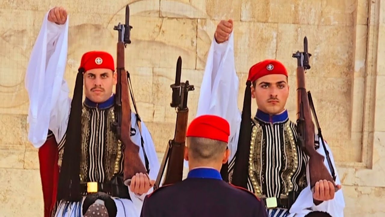 Greek Guard 💂‍♀️Full sunday parade,UNCUT