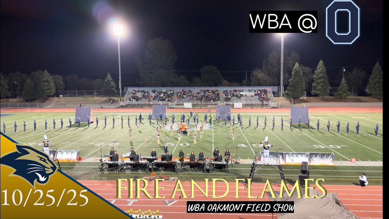 10/25/25 West Park Marching Band - “Fire and Flames” @ WBA Oakmont Field Show 