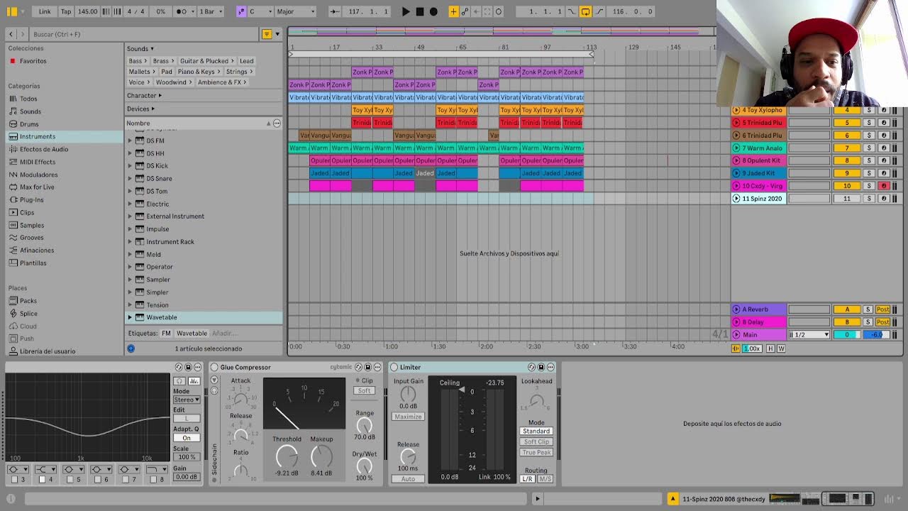 Haciendo música en Ableton 12