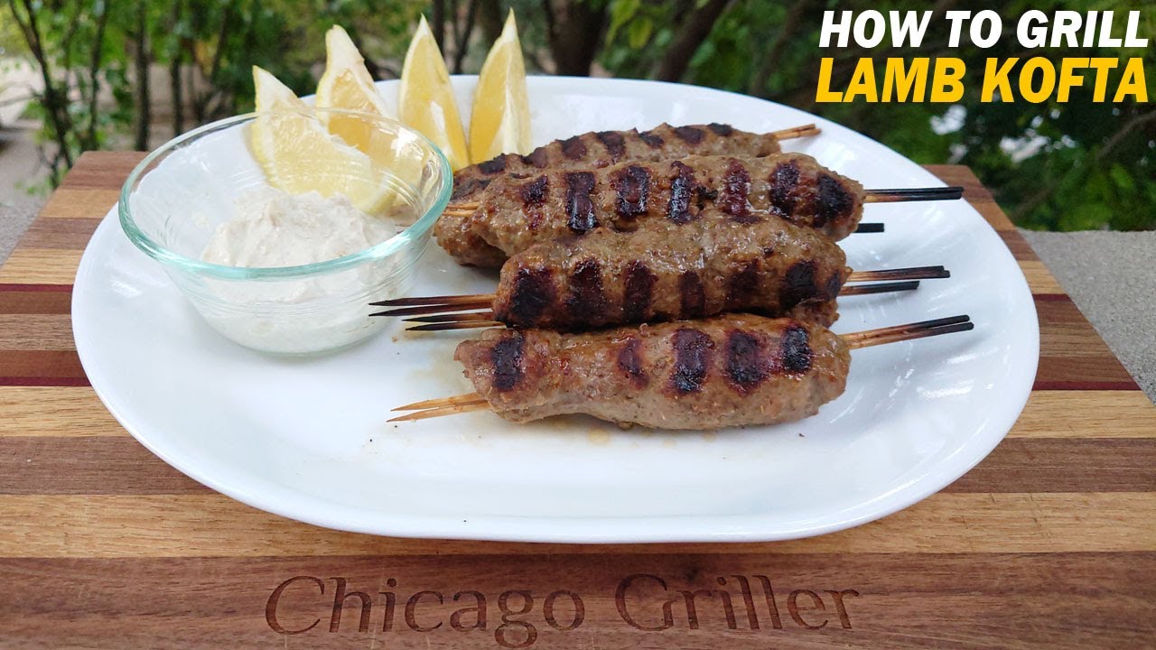 LAMB KOFTA: Middle Eastern Lamb Skewers on the Weber Q Grill