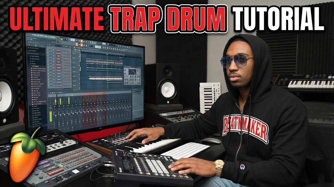 FL STUDIO: Как сделать трэп-барабаны для начинающих