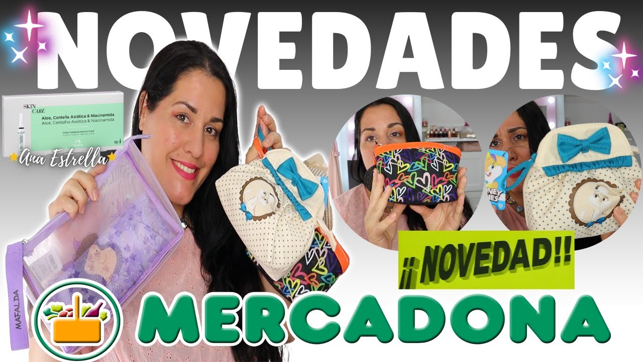 🔥ÚLTIMAS NOVEDADES MERCADONA JUNIO🔥TODOS LOS NUEVOS NECESERES👝Y AMPOLLAS FACIALES!